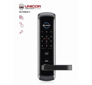 Khóa cửa thẻ từ Unicor UN-7200SK-F (1)