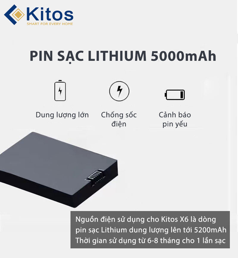 Khoá cửa vân tay Kitos KT-X6
