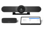 Gói phòng hội nghị truyền hình Logitech dành cho Google Meet có MeetUp, Tap Cat5e và Chromebox