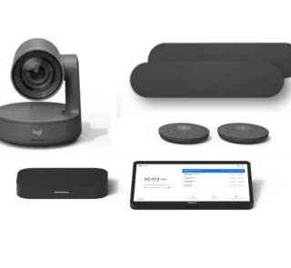 Thiết bị phòng họp Logitech cho Google Meet có Camera