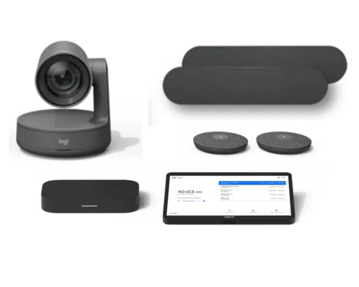Thiết bị phòng họp Logitech cho Google Meet có Camera