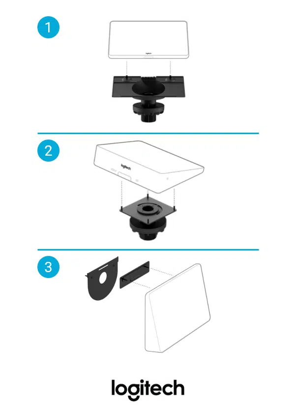 Gói phòng hội nghị truyền hình Logitech dành cho Google Meet có MeetUp, Tap Cat5e và Chromebox