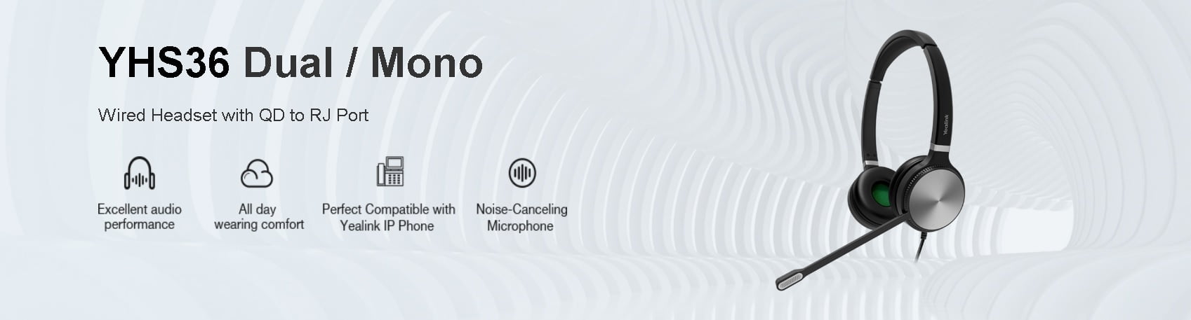Tai Nghe Yealink YHS36 Mono/Dual 