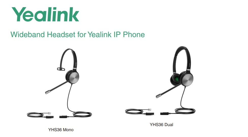 Tai Nghe Yealink YHS36 Mono/Dual 