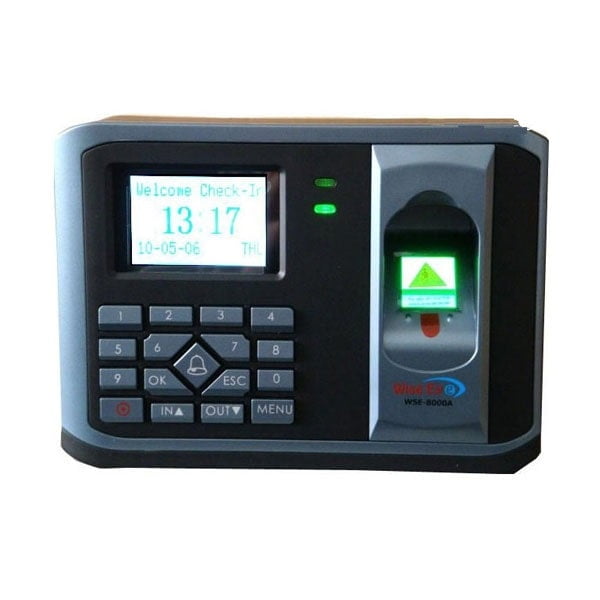 Máy chấm công & kiểm soát cửa Wise eye 8000A / 4000 vân tay / giao dịch 100000 lần