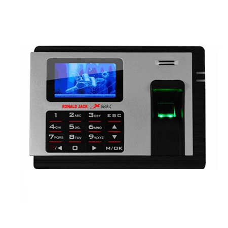 Máy chấm công Ronald Jack X928-C/ 3000 vân tay / giao dịch 100000 lần / Wise eye