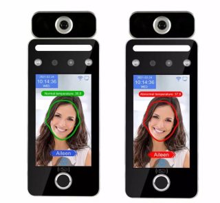 Máy chấm công Ronald Jack AI09TF / 5000 khuôn mặt / QRcode / giao dịch 500000 lần / quét qua khẩu trang / đo thân nhiệt