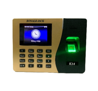 Máy chấm công vân tay Ronald Jack K14 / 3000 vân tay / giao dịch 200000 lần / Wise eye