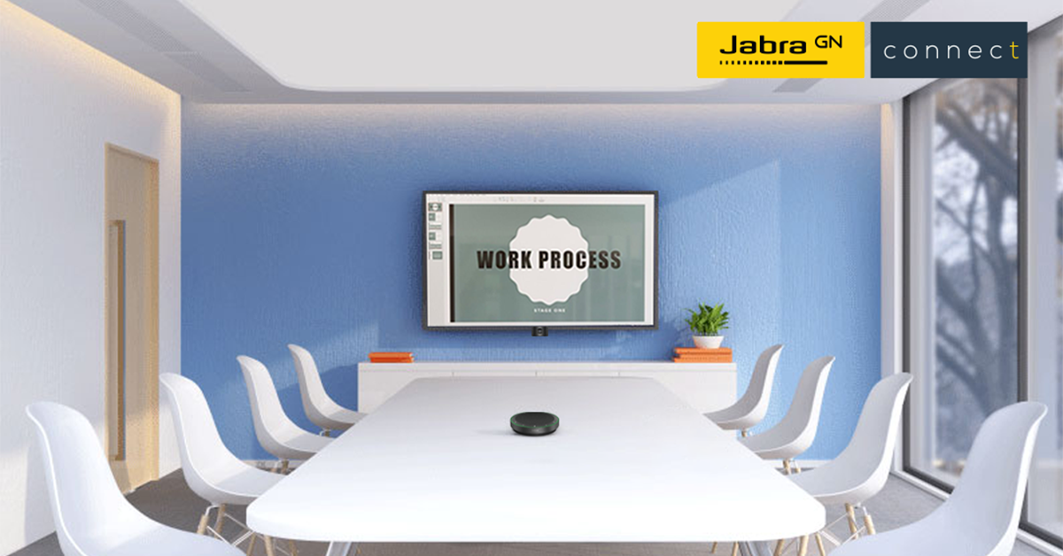 Bộ thiết bị hội nghị Jabra Meet Anywhere 2. 2 được thiết kế dành cho các cuộc họp từ 8 đến 10 người.