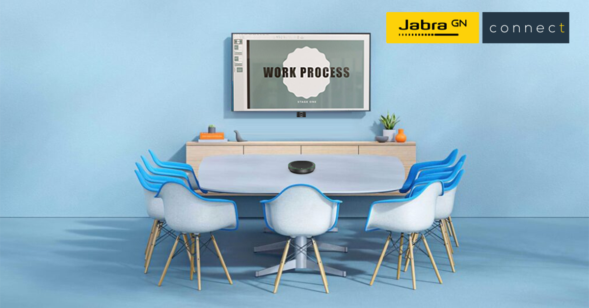 Bộ thiết bị hội nghị Jabra Meet Anywhere 2. 2 được thiết kế dành cho các cuộc họp từ 8 đến 10 người.